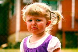 dealing with a tantrum